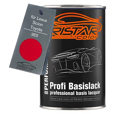 Autolack Dose für Lexus Scion Toyota 3E5 Super Red II Sunburst Red 1,0L