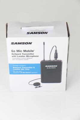 Samson Go Mic Mobile PXD2 Wireless Beltpack Transmitter Lavalier Microphone U48C