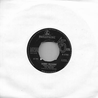 99p SALE The Hollies Sorry Suzanne UK 45 7'' single +Not That Way At All