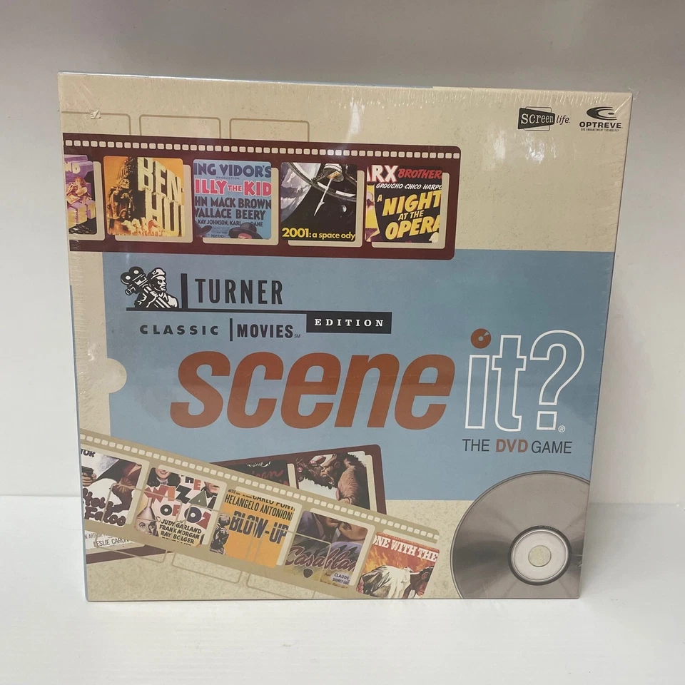 Scene It Board Game Turner Classic Movies Edition Vintage 2004 New In Sealed Box - Image 2 of 4