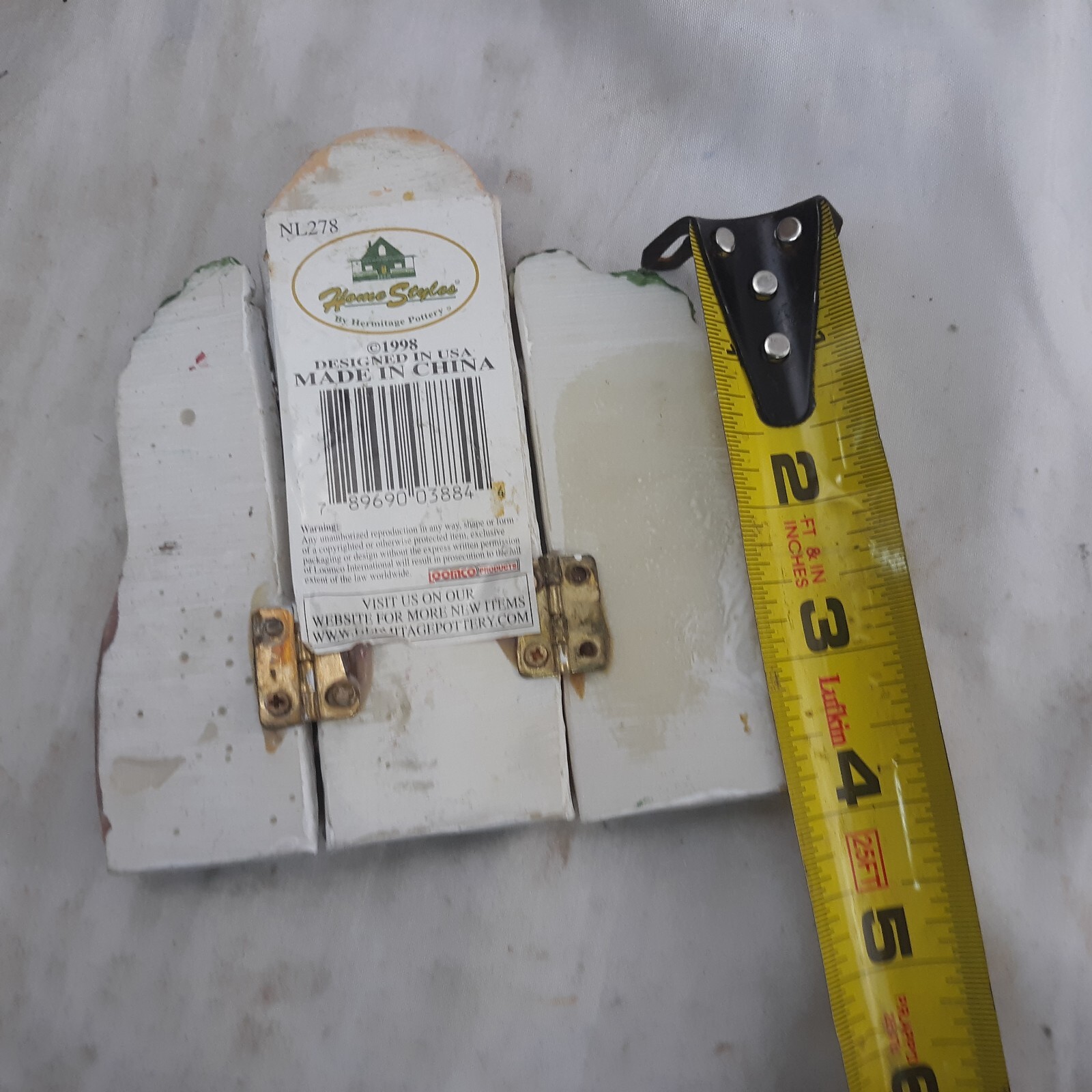 Lot of 4 Decorative Resin Garden Fence Plaques – Sunflower Cottage Spring Decor