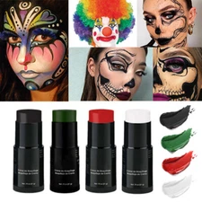 Face Paint Stick Grease Waterproof Body Paint Stick for Halloween SFX Skull Joke