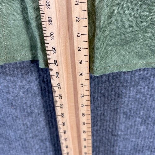 Yarra Trail Skirt Womens 12 Green A Line 100% Linen Midi Coastal Office Career - Picture 9 of 12