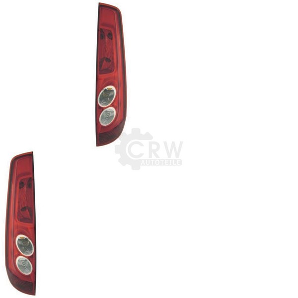 RüCkleuchten Heckleuchten Set (Rechts & Links) FüR Ford Fiesta 3-TüR 05-08 HO1-image