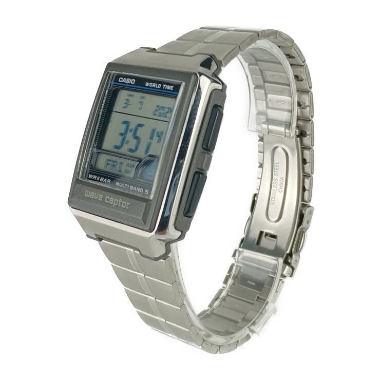 CASIO WAVE CEPTOR Watch CASIO WV-59J Silver Stainless Steel Men's