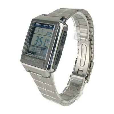 CASIO WAVE CEPTOR Watch CASIO WV-59J Silver Stainless Steel Men's