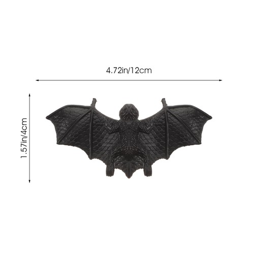 12 Pcs Hanging Bat Decor 3D Bats Wall Halloween Decorations Outdoor eBay