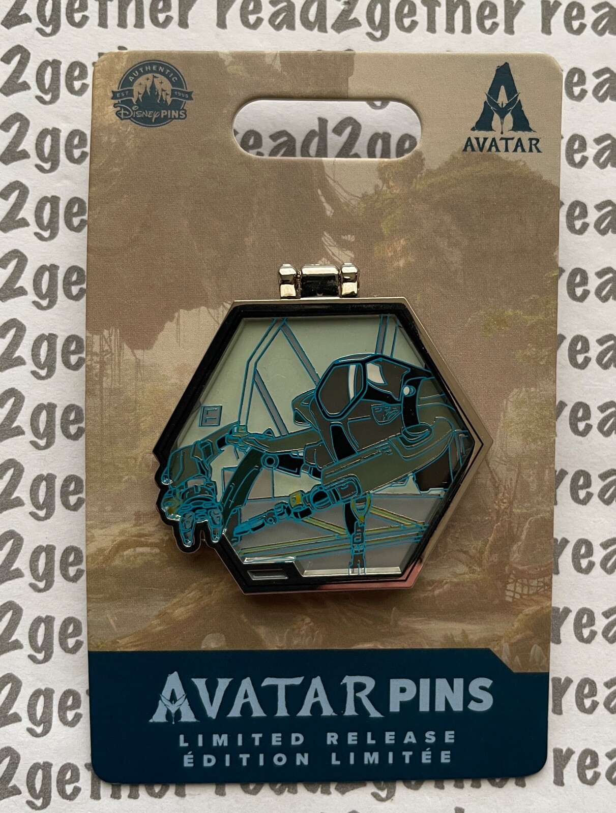Disney Pin Avatar the Way of Water Hinged Schematic Crab Suit