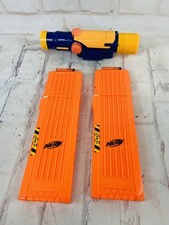 Nerf 18 Round Magazine Clip Lot of 2 Mags And Scope e