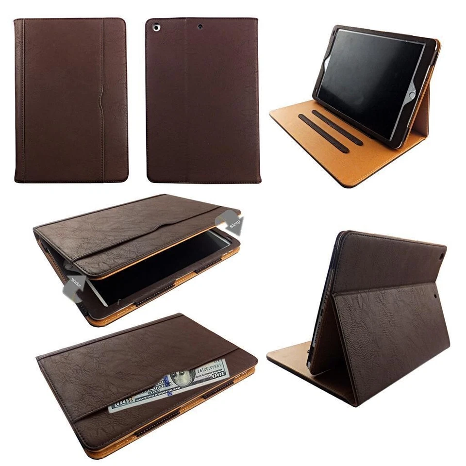 For Apple iPad 9th 8th 7th 6th Gen Case 10.2 Leather Flip Cover with Stand Folio - Image 2 of 4