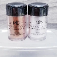 4 Pack MD MEASURABLE DIFFERENCE VIVID Loose Pigment BRONZE & PEARL Colors