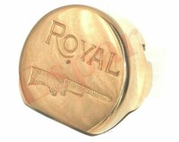 Passt FüR Royal Enfield Classic 350 Verteilerabdeckung Messing Gewehr Logo Ecs