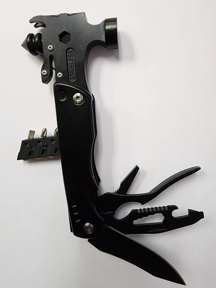 Multi Tool portable hammer For Camping Emergency Escape Survival Car Safety
