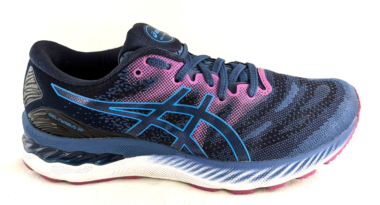 ASICS Women's GEL-NIMBUS 23 Running Shoes Blue US WIDE EU