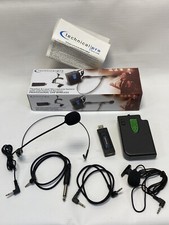 Technical Pro WMU95 Professional UHF Wireless Headset  Lapel Microphone System