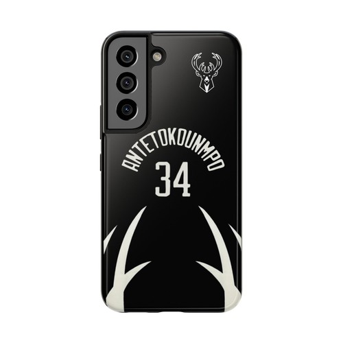 Giannis Antetokounmpo Milwaukee Bucks - Basketball iPhone und Samsung Hülle schwarz - Bild 42 von 43