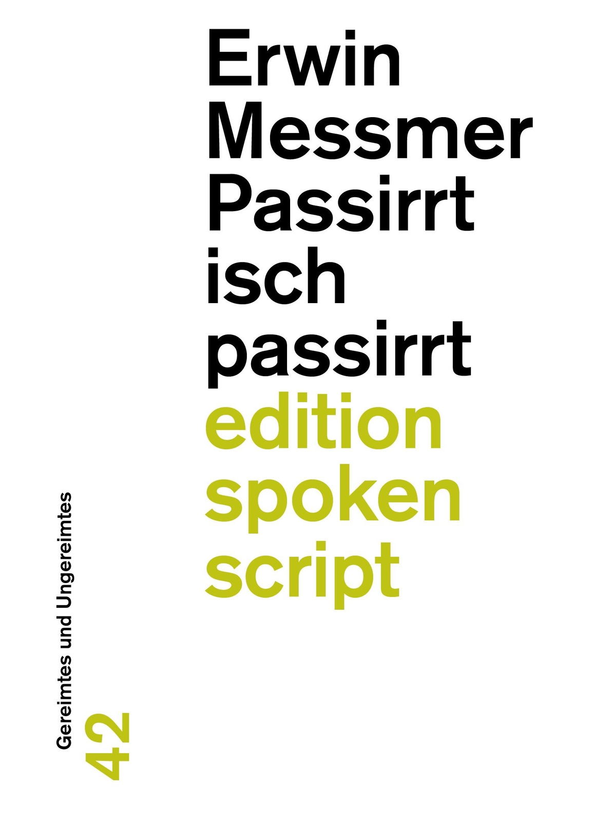Thumbnail - Passirrt Isch Passirrt | Messmer, Erwin