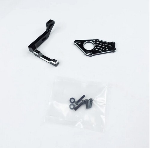 3RACING SAK-D5615 ALLOY Heatsink Motor Mount v2 BLACK 1/10 RC D5 PRO DRIFT CAR - Picture 2 of 2