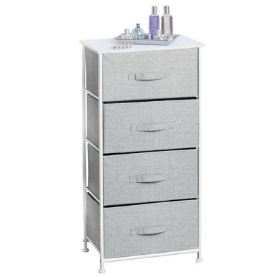 Mdesign Fabric 4 Drawer Storage Organizer Dresser For Clothing