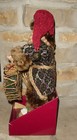 VTG Trapper/Woodsman Christmas Figure 16” Tall Christmas Cabin — photo 2