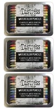 Ink Bundle - Tim Holtz Distress Pencil Bundle Set 4, 5,  6 - Ideal for Water...