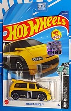 Hot Wheels 2025 Factory Set HW Modified #172 Renault Espace F1 Yellow w/ AEROs