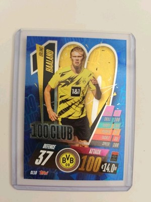 Match Attax 20/21 100 Club Erling Haaland CL10 Borussia Dortmund 2020/2021