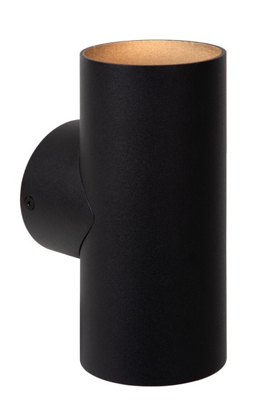Wandlampe Up Down Schwarz 2-Flammig Flur GU10 H:18 Cm Wandleuchte Schlafzimmer-image