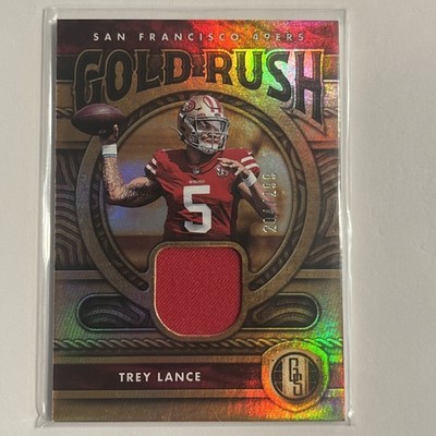 2022 Gold Standard Trey Lance Gold Rush Patch /299 49ers/Chargers