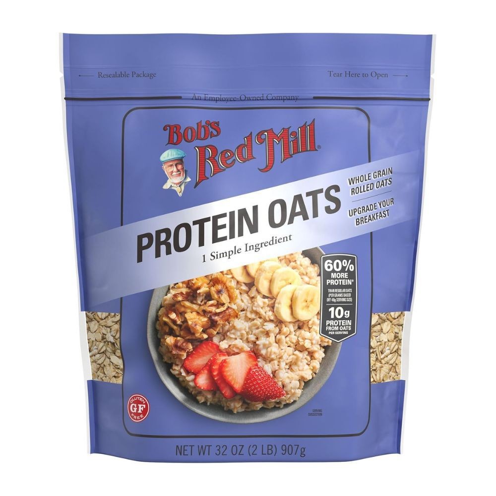 Bob's Red Mill Gluten Free Protein Rolled Oats 907g High Protein