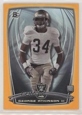 2014 Bowman Rookies Orange Foil 85/299 George Atkinson III #52 00ah