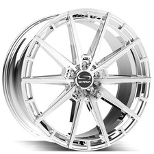 18x8.5 Strada Wheels Palo Chrome Floating Cap Rims 4pcs