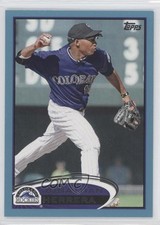 2012 Topps Wal-Mart Blue Border Jonathan Herrera #576 0h3