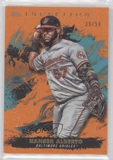 2021 Topps Inception Orange 30/50 Hanser Alberto #15 0xz8