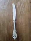 1 Wallace Grande Baroque 9 3/4” Dinner Knife 82 & 88gr Sterling Silver Flatware