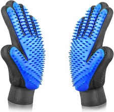 VeniCare Pet Grooming Gloves Dog Cat Deshedding Brush Hair Remover Mitt