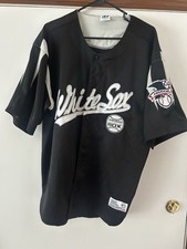 Vintage Chicago White Sox Fan Jersey W/ American League Patch On Left Arm