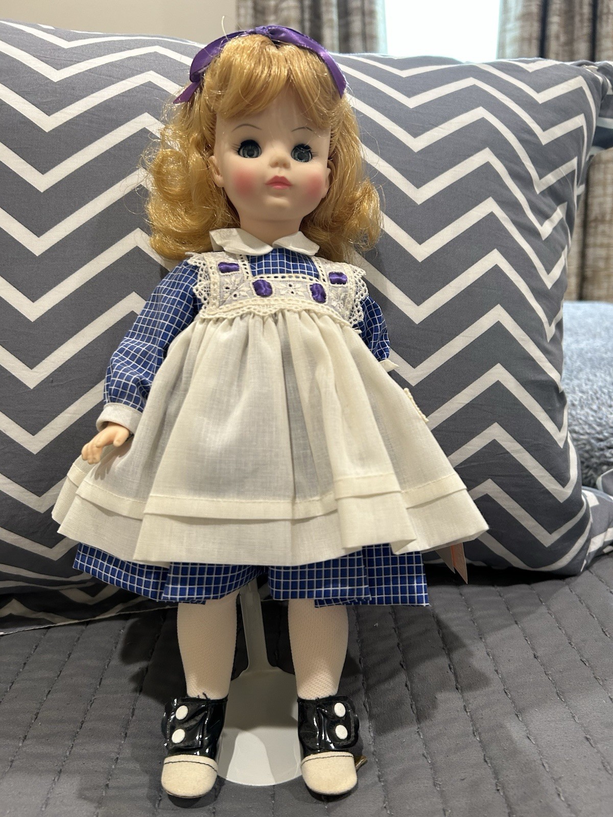 VINTAGE MADAME ALEXANDER 14" "POLYANNA" DOLL.(#1588) .IN BOX