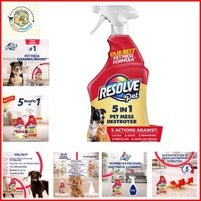 5-in-1 Carpet Cleaner Spray for Removal of Pet Stains Odors Up to 7 Days ...