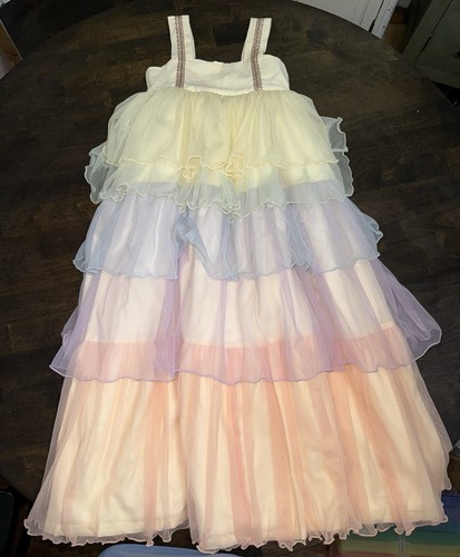 Wilding Rainbow duchess Maxi Size 5 Girls