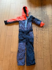 Unizex Wedze Ski Suit, One Piece Suit Age 12, Snowboard Suit