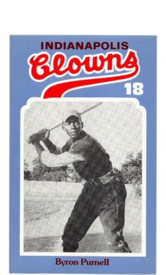 1976 Byron Purnell Indianapolis Clowns #18 Baseball Card Negro Leagues