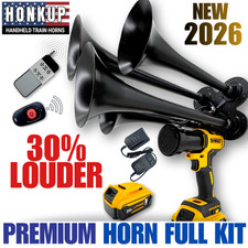 Premium DeWalt Impact Handheld Train Horn | Full Kit + Two Remote Controls