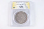 NobleSpirit Morgan SILVER Dollar 1893 ANACS AU 50 details PLEASING APPEARANCE
