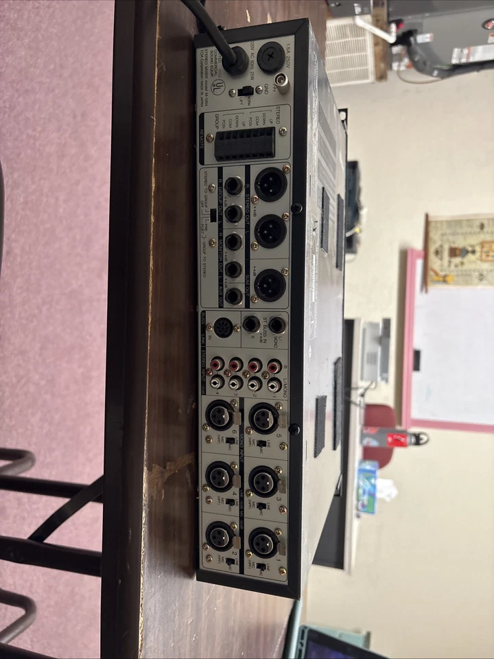 TOA 1000 Series Stereo Mixer M-1264 -- Powers On Pulled From Complete Rack Sys - Image 3 of 3