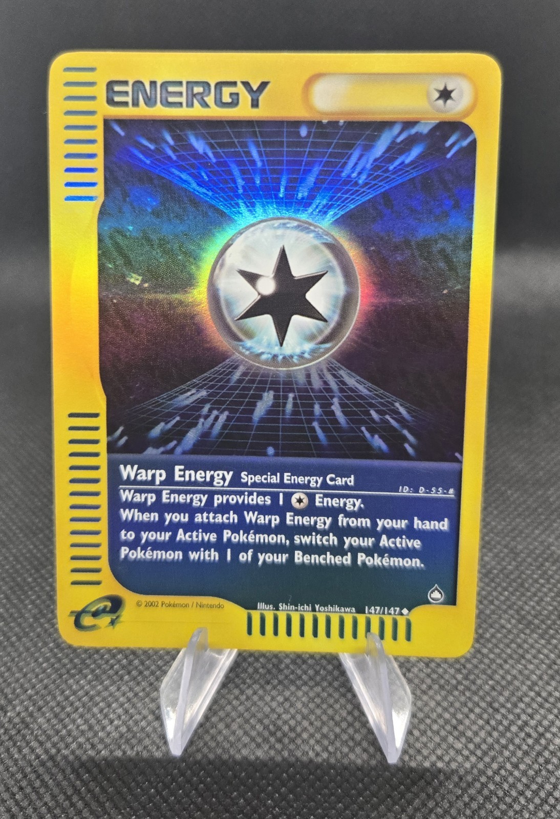 Warp Energy 147/147 Pokemon E-Reader Aquapolis Reverse Holo - NM