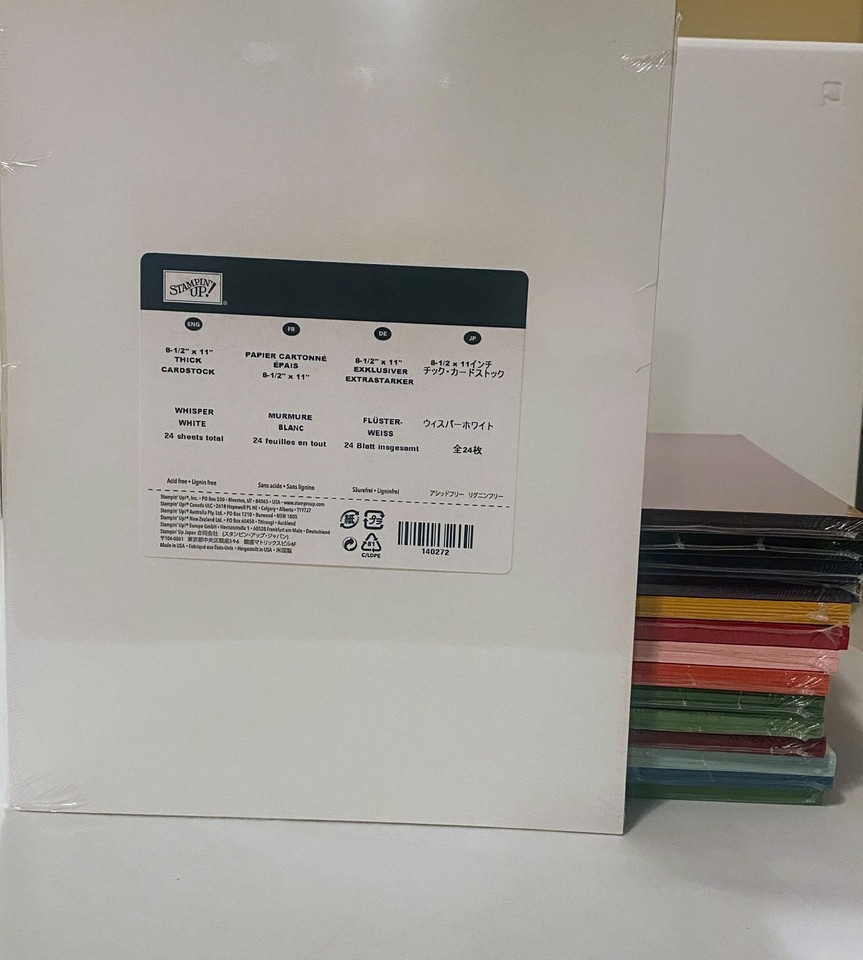 NEW Stampin Up 8 1/2 x 11 Card stock. You Choose Color