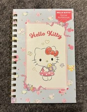 New Hello Kitty By Sanrio Hardcover Spiral Notebook 200 Lined Pgs 8.75  x 6  
