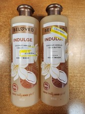 2 Pk: Beloved Indulge Body Wash, Coconut, Vanilla + Shea Butter 18oz (5264) R5P7 1.06 per gallon