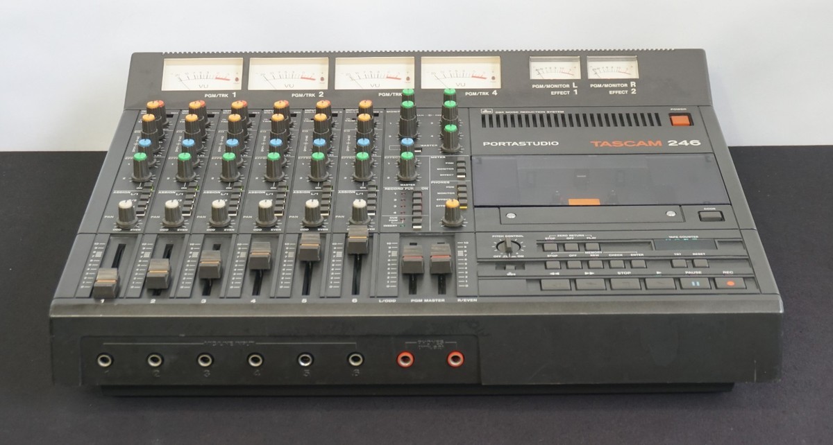 Tascam Portastudio 246 80's 4 Track Multitrack Cassette Tape